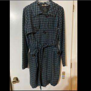Beautiful NEW Wool blend winter trench coat.